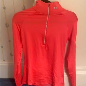 Under Armour hot pink quarter zip- NWT!